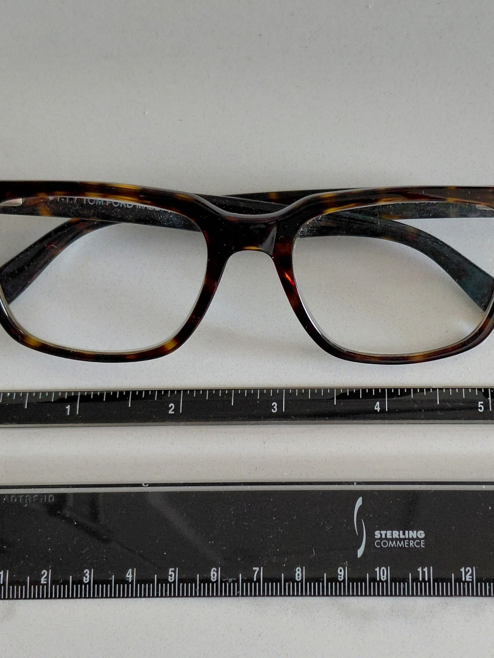 Tom Ford Tortoiseshell Rectangular Eyeglass Frames